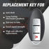 keyless Entry Remote car Key fob Replacement for for Nissan Cube Juke Leaf Quest CWTWB1U808 315MHz...