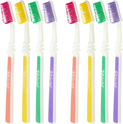 Flex Manual Toothbrush Value Pack, Full Multi-Level Filaments, Soft Bristles for Deep Cleaning, Designed to Improve Gum Health, Ideal for Adults -...
