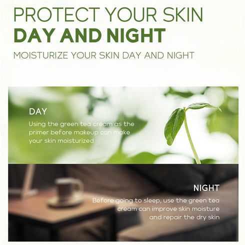 Skin Care Products Set, Green Tea Skin Care Sets, Women Gift Sets,Skin Care Routine Kit with Toner, Serum, Face Cream, Eye Cream Cleanser, Sleep M...