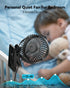 GEHEN 3-Speed Clip-On Fan with Sturdy Clamp & Strong Airflow, USB-Powered for Easy Cooling, Ultra-Quiet Operation Ideal for Bedroom, Office, & Str...