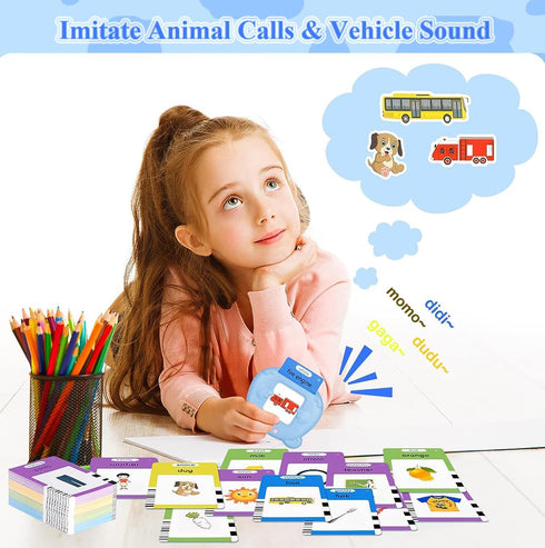 Toddler Talking Cards Toys, Preschool Learning Toy for 3 4 5 6 Years Boys Girls, Educational Montessori Speech Therapy Autism Toys with 224 Sight ...