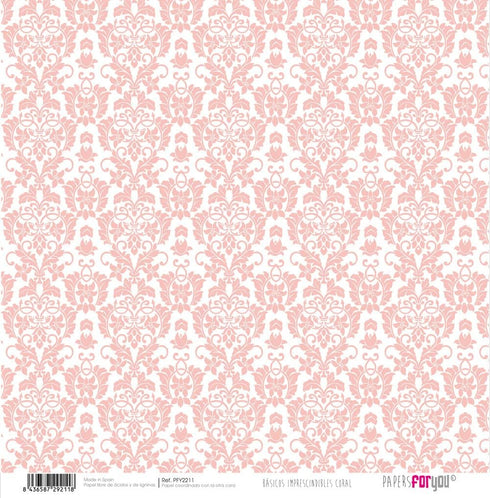 Papers For You - Scrapbooking and Craft Paper Kit | "Coral Essentials" Collection | Includes 10 Double Sided Papers with Different Designs | Size ...