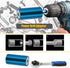 2 Sets Universal Wrench Socket Gifts for Men, 1/4 to 3/4 inch Universal Grip Ratchet Tool Sets with Power Drill Adapter, Best Unique Gadgets for M...