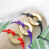5Pack Metal Stamping Kit Brass Washer Bracelet Blanks 14ga. for Handmade Personalized Name Cuff Bracelets Jewelry Making(Purple)...