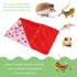 Reptile Sleeping Bag Soft Warm Bearded Dragon Bed Bearded Dragon Blanket Pet Bed with Pillow for Leopard Gecko Small Pet(Red)...