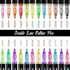 24 Colors Double Line Outline Pens, Outline Markers Self-outline Metallic Markers, Shimmer Marker Set,Glitter Markers Pen Set for Kid Adults Drawi...