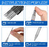 4 Pieces Welder Pencil with 60 Pieces Round Refills Mechanical Pencil Metal Marker Pen for Construction Workers, Metal Work, Welders, Plumbers, Fr...