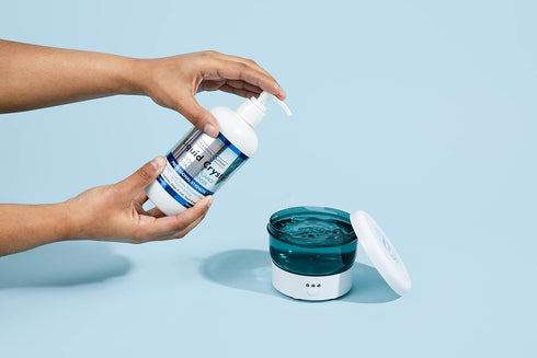 Dr. B Dental Solutions Liquid Crystal Soak Cleanser for Oral Appliances, Dentures, Night Guards, Aligners, & Other Devices...