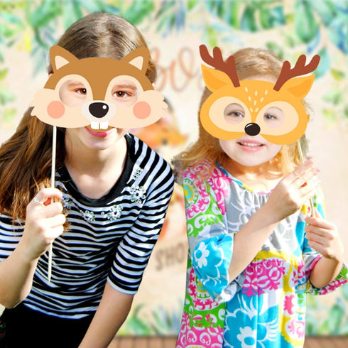 35 PCS Woodland Animal Photo Booth Props Wild One Camping Forest Theme Party Favors Decorations for Woodland Creatures Baby Shower Birthday Party ...
