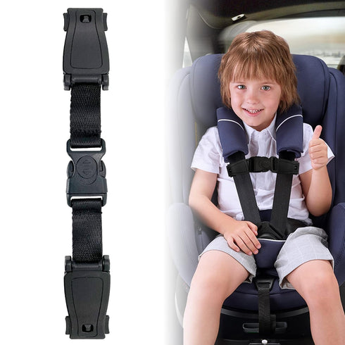 G Ganen Universal Child Chest Harness Clip Anti-Slip Baby Chest Clip Guard Compatible with Seats, Strollers, High Chairs, schoolbags, max. for 1.5...