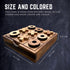 NUTTA - TicTacToe Tic Tac Toe Wooden Board XO OX Games Coffee Table Desk Toy Fun Game with Friends and Family Adult Games Travel Backyard Indoor O...