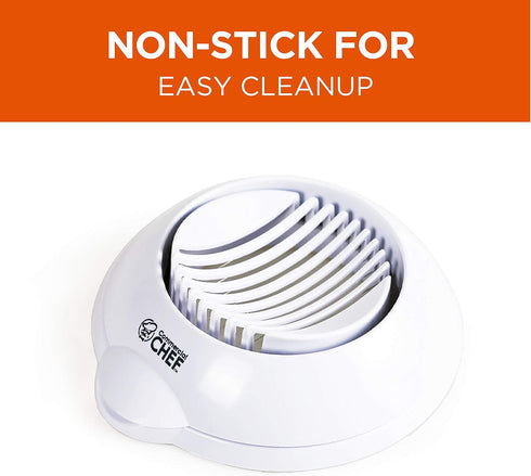 COMMERCIAL CHEF Egg Chopper, Safe and Easy to Use Food Chopper, Egg Cutter, Mushroom Slicer, Strawberry Slicer and more for Salads, Garnish, and F...