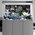 AWERT 24x16 inches Stone Aquarium Background Grey Rock Fish Tank Background Rocky Terrarium Background...