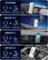 Wireless Car Charger, Fast Charging Phone Holder 3 in 1 Phone Mount Auto Clamping Car Accessories Compatible with iPhone 15 14 13 12 11 Xs XR, Sam...