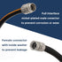 Giraffe Tools Leader Hose 5 ft, 5/8" Rubber Water Hose with Custom Length, Heavy Duty, No Kink, Flexible Garden Hose with Male to Female Fittings ...