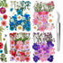 160 Pcs Dried Pressed Flowers for Resin, Real Pressed Flowers Dry Leaves Bulk Natural Herbs Kit for Scrapbooking DIY Art Crafts, Epoxy Resin Jewel...