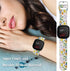 Pikacu Sea Turtle Anime Bands Compatible with Fitbit Sense/Sense 2/Versa 3/Versa 4 Band Fancy Soft Sport Silicone Cartoon Holiday Strap Men Women...