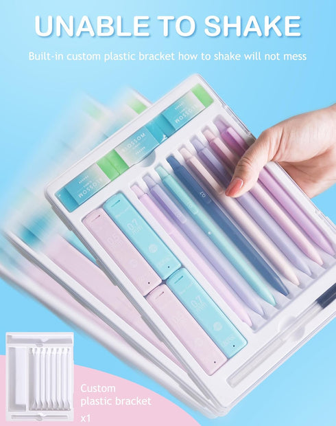 20PACK Mechanical Pencil, 8Pcs 0.5 0.7mm Mechanical Pencils Set With Eraser and 480 Pcs Refills, Cute Colored Preppy School Supplies Gift for Girl...