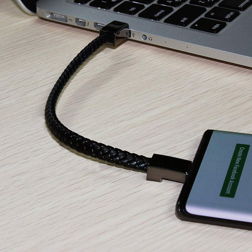 Leather Bracelet Charger USB Charging Cable Braided Cords USB Portable Travel Charger for Mens Womens Compatible with iPhone 14/13/12/11 pro XS MA...