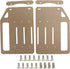 3 Layer 3.5in Hard Disk Drive Rack, Transparent DIY HDD Cage Tray Holder, Universal Desktop Computer Acrylic Hard Drive Bracket, 2Pcs Acrylic Plat...