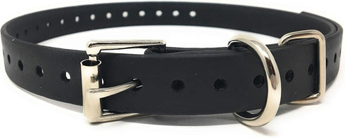Sparky Pet Co 3/4" Biothane Replacement Roller Buckle Dog Collar E Collar Sport Dogs (Black)...