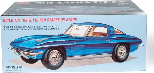 AMT 1963 Chevy Corvette 1:25 Scale Model kit...