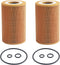 Oil Filter Compatible with 2012-2014 VW Passat 2.0L L4 Diesel TDi Engine Replaces# HU7008Z (2Pcs)...