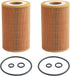 Oil Filter Compatible with 2012-2014 VW Passat 2.0L L4 Diesel TDi Engine Replaces# HU7008Z (2Pcs)...