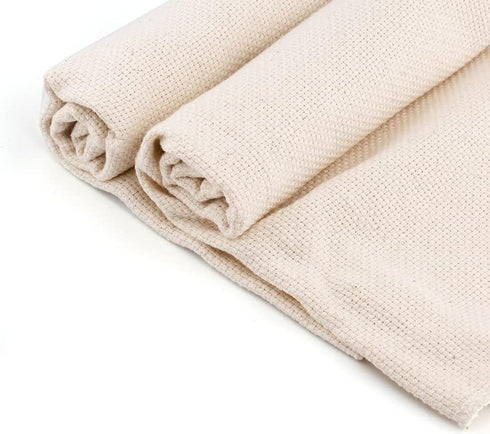 Monks Cloth for Punch Needle Fabric Needlework Fabric for Rug Making (2PCS 26.4x19.6 Inch)...
