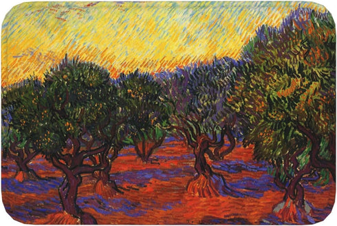 Van Gogh Painting Tree Bath Rugs Mats Oil Painting Art Door Mat Outdoor Doormat Non Slip Absorbent Bathroom Floor Mat Carpet for Home Kitchen Entr...