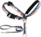 BARKLESS Dog Head Collar, Anti-Pulling Printed Head Halter with Leash, Gentle Head Harness with Adjustable Clip for Small Medium Large Dogs, Perfe...