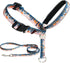 BARKLESS Dog Head Collar, Anti-Pulling Printed Head Halter with Leash, Gentle Head Harness with Adjustable Clip for Small Medium Large Dogs, Perfe...