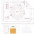 2024 Upgrade Silicone Baking Pastry Mat with Cutter,4mm High Edge&Non-slip&Non-stick Dough Rolling Kneading Mat,Fondant/Crust Mat,Kitchen Counter ...