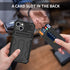 iPhone 15 Case with Card Holder Detachable Wallet Cover, Built-in Kickstand & Screen Protectors, Full Body Shockproof Phone Case for iPhone 15 (6....