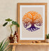 9 Pcs Tree Stencil Tree of Life Stencil for Painting Loving Heart Tree Stencils Reusable Plastic Drawing Template Stencils for Painting on Wood Wa...
