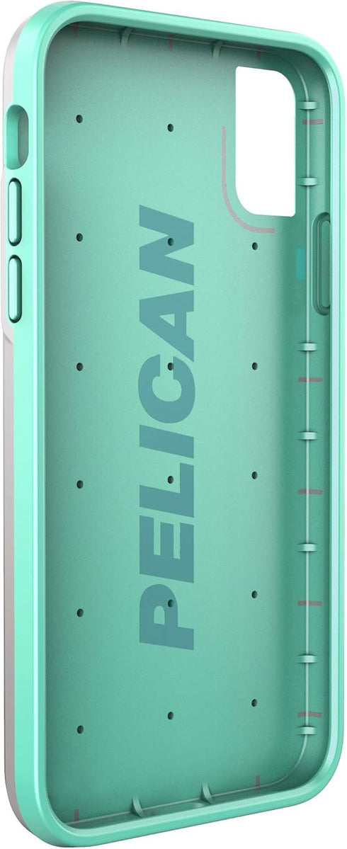 Pelican Protector Phone Case for iPhone Xs & X (Gray/Aqua)...