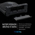 Treva 5-Inch USB And Battery Powered Desk Fan With Two Cooling Speeds And Adjustable Tilt Small Fan USB Fan Cubicle Accessories Durable and Long L...