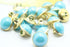 120pcs Pearl Buttons 10mm Small Pearl Half Resin Dome Cap Copper Base Buttons for Crafting Sewing Scarpbooking Scarf and Clothes,Mixed Color(Color...