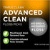 DenTek Triple Clean Advanced Clean Floss Picks, No Break & No Shred Floss, 75 Count, 3 Pack...