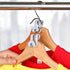 Mlici Connector Hooks Hanger Extenders for Velvet Hangers Coat Clothes Garment, Mini Cascading Velvet Hangers with Hooks, Heavy Duty Huggable Hang...