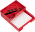 JAM Paper Stackable Half Desk Trays - Red - Office & Desk Supply Organizer Top Tray - Sold Individually...