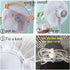 2 Pack 16" Fan Cover,Washable Pedestal Fan Dustproof Cover,Protect Kid Children Baby Finger Net Fan Mesh Cover,Summer Home Fan Safety Dust Cover,P...
