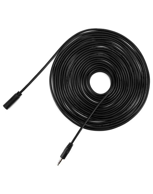 QWORK 3.5mm Audio Extension Cable - 20ft (6m) TRS Female to Male for Headphones, Microphones - Professional Grade - Clear Audio Signal...
