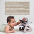 Taf Toys Black & White Rattling Spinning Book High Contrast Newborn Baby Toy 0-6 6-12 Months with Mirror for Visual Stimulation, Tummy Time & Earl...