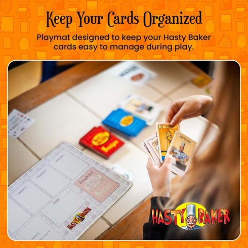 Hasty Baker Premium Playmat for The Family Card Game, 2-6 Players...