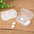 4PCS Pill Case for Purse Small Pill Organizer Portable Travel Daily Pill Containers AM & PM Mini Pill Box Vitamin, Fish Oil, Supplement Holder...