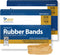 Upgrade Office Supply UPG22964PK2 Rubber Bands, Size #64 (3-1/2" x 1/4"), 4 oz. Boxes (2 Pack) Box, Natural Crepe, Made in USA...