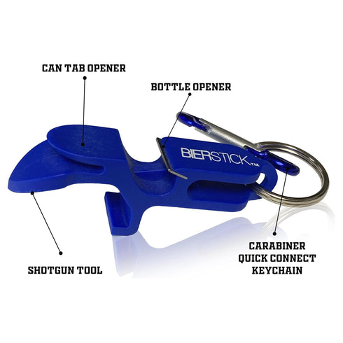 Beer Bong Tube and Funnel - with Valve, Optional Single or Double Header Y-Attachment, 5 Interchangeable Mouthpieces, Shotgun Keychain Tool - Kink...
