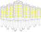 MAXvolador G9 LED Bulb Dimmable, Daylight White 6000K, 40W T4 Halogen Equivalent, Bi Pin Base 4W G9 Light Bulbs for Chandelier Lighting, 400LM, 6 ...