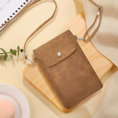 Small Crossbody Bags for Women, Leather Cell Phone Purse with Adjustable Strap, Handbags Bag for Travel Shopping...